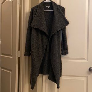Long Grey Cozy Cardigan